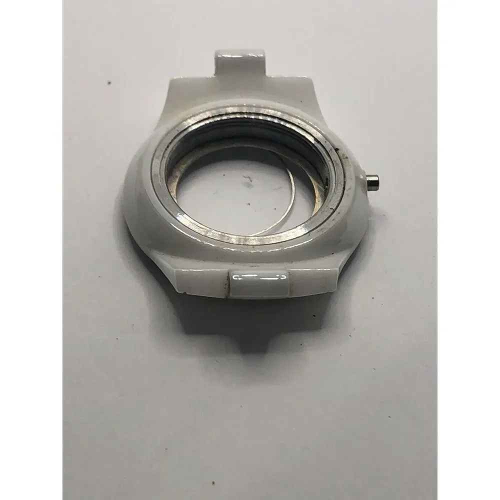 Michael Kors Watch Parts Case Only White Ceramic W/Crystal 30mm GY385